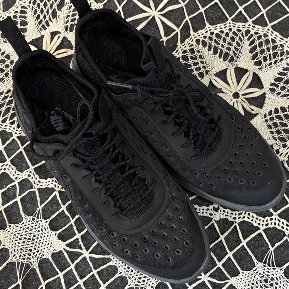 Nike Lunar Elite Sky Hi Black Wedge Sneakers, 7.5 - Picture 4 of 6
